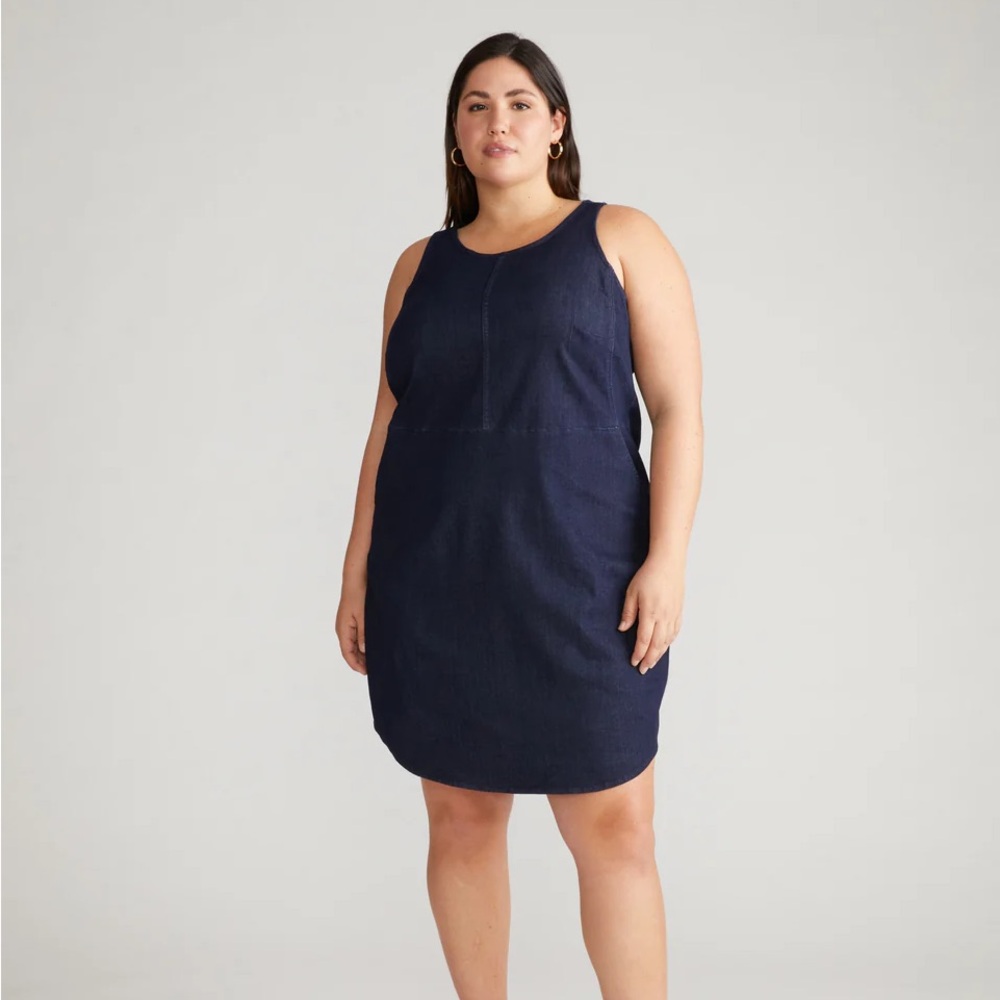 Universal Standard Janis ComfortDenim Easy Dress
Dark Indigo - S (14/16)